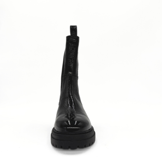Sherry Patent Lugsole Booties