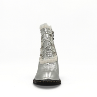Galleria Metallic Victorian Booties
