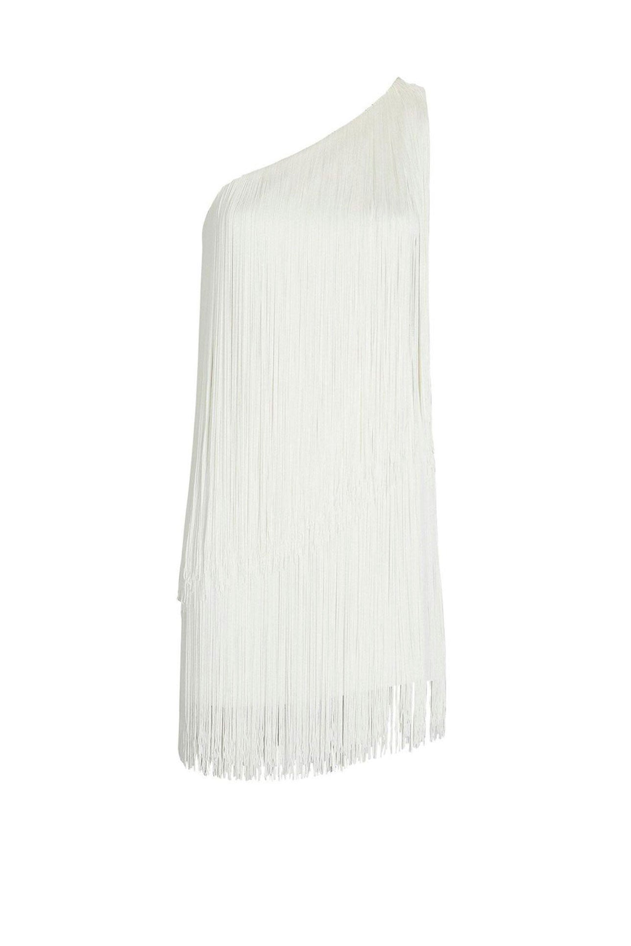 CASCADA DRESS MINI IN WHITE - Glamourous Grace