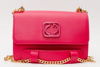 The Maneadero Fuchsia Leather Handbag