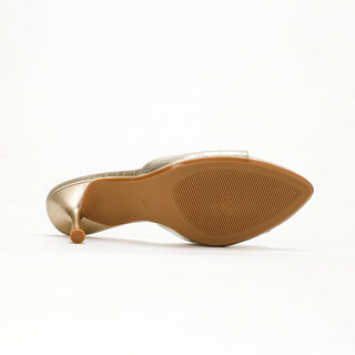 Orlina - Gold Kitten Heels