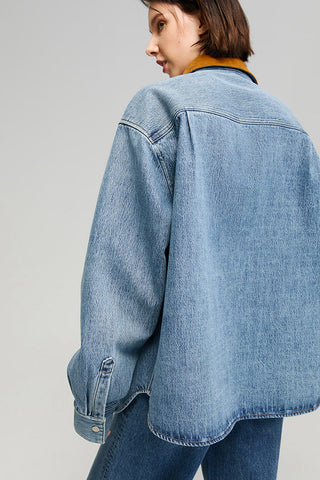 California Sunset Denim Shirt HJ902 - Glamourous Grace