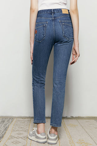 Two Shots High Rise Straight Crop Jeans HJ013 - Glamourous Grace