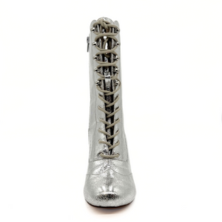 Claire Metallic Victorian Boots - Glamourous Grace