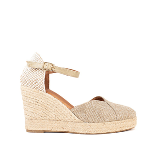 Jimena Weaved Taupe High - Glamourous Grace