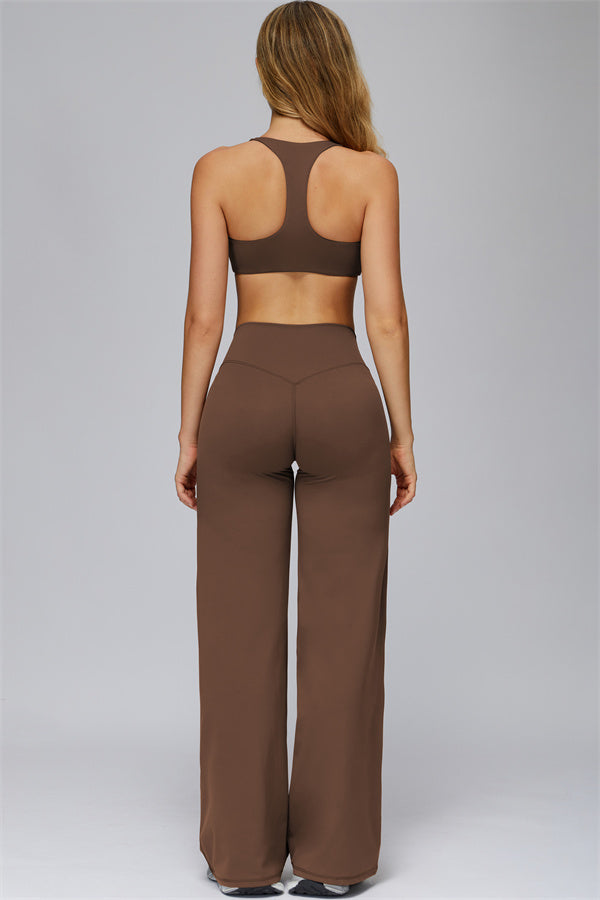 The FlexCore Sports Bra Flared Leggings 2-Piece Set - Glamourous Grace