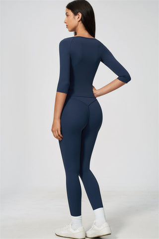 The RiseFit Half-Sleeve T-Shirt Leggings 2-Piece Set