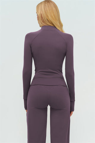 The Twirl Zip Jacket Halter Tank Top New Straight Leg Pants 3-Piece Set