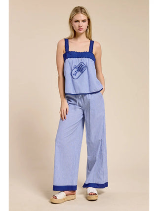 Sardine Striped Pants - Glamourous Grace
