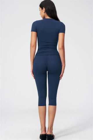 The Twirl T-shirt Capri Leggings 2-Piece Set