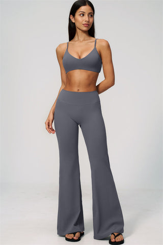 The Zura Sports Bra Flared Leggings 2-Piece Set