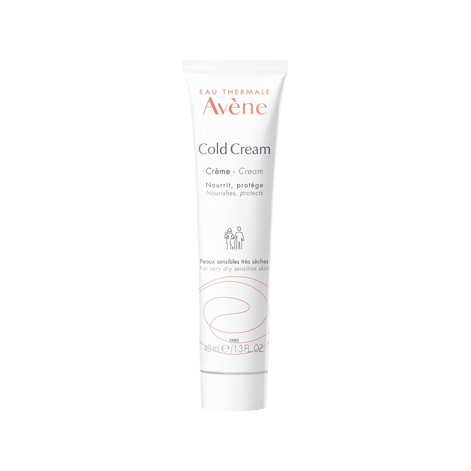Avene Cold Cream Moisturizer for Dry Skin - 40ml Gentle Hydration for Sensitive Skin - Glamourous Grace