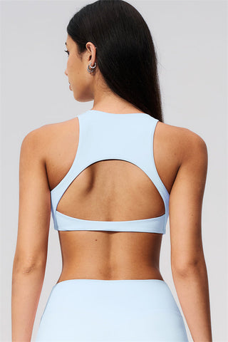 The Twirl Open Back Sports Bra Capri Leggings 2-Piece Set