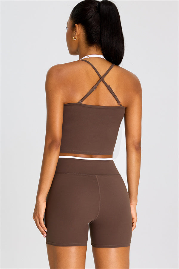 The Dwell Crop Top Shorts 2-Piece Set
