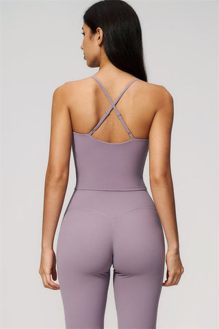 The Zura Tank Top Flared Leggings 2-Piece Set