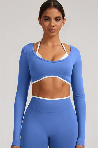 The Elevate New Long Sleeve Crop top