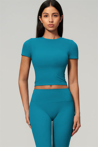 The Zura T-shirt Capri Leggings 2-Piece Set