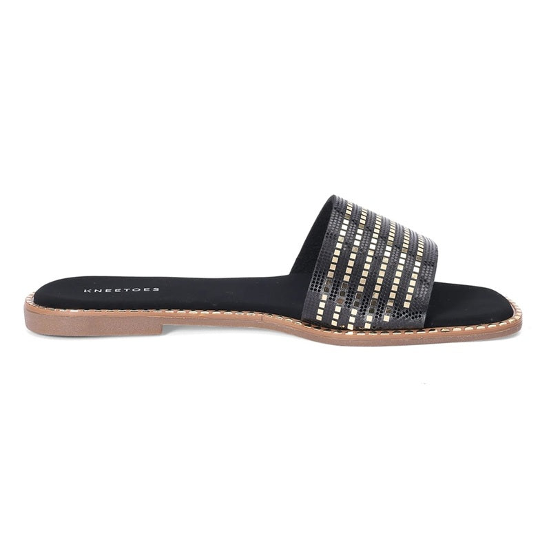 Lunelle – Black Slip-Ons - Glamourous Grace