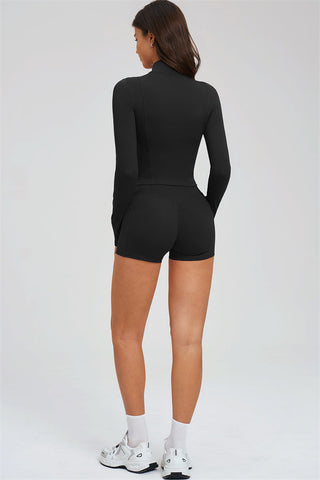 The Sizzle Zip Jacket Sports Bra Shorts 3-Piece Set