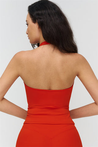 The Stride Crop Top Straight Leg Pants 2-Piece Set