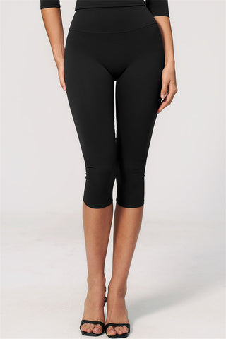 The Natalia Half-Sleeve Top Capri Leggings 2-Piece Set