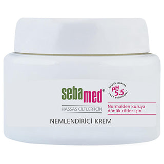 Sebamed Moisturizing Day Cream 75ml - Hydrates, Protects & Anti-Aging Vitamin E Face Cream for Sensitive Skin, Dermatologist Tested, Makeup Base - Glamourous Grace