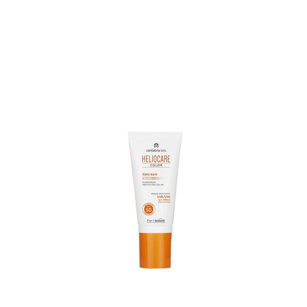 Heliocare Sunscreen Gel Cream Brown Spf 50 - Protects & Tints Skin with SPF 50 Protection - Glamourous Grace