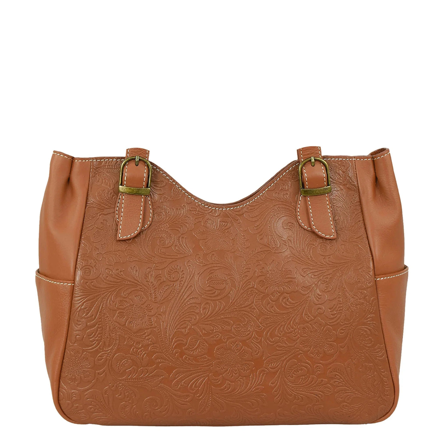 Heritage Leather Shoulder Bag - 8065 - Glamourous Grace