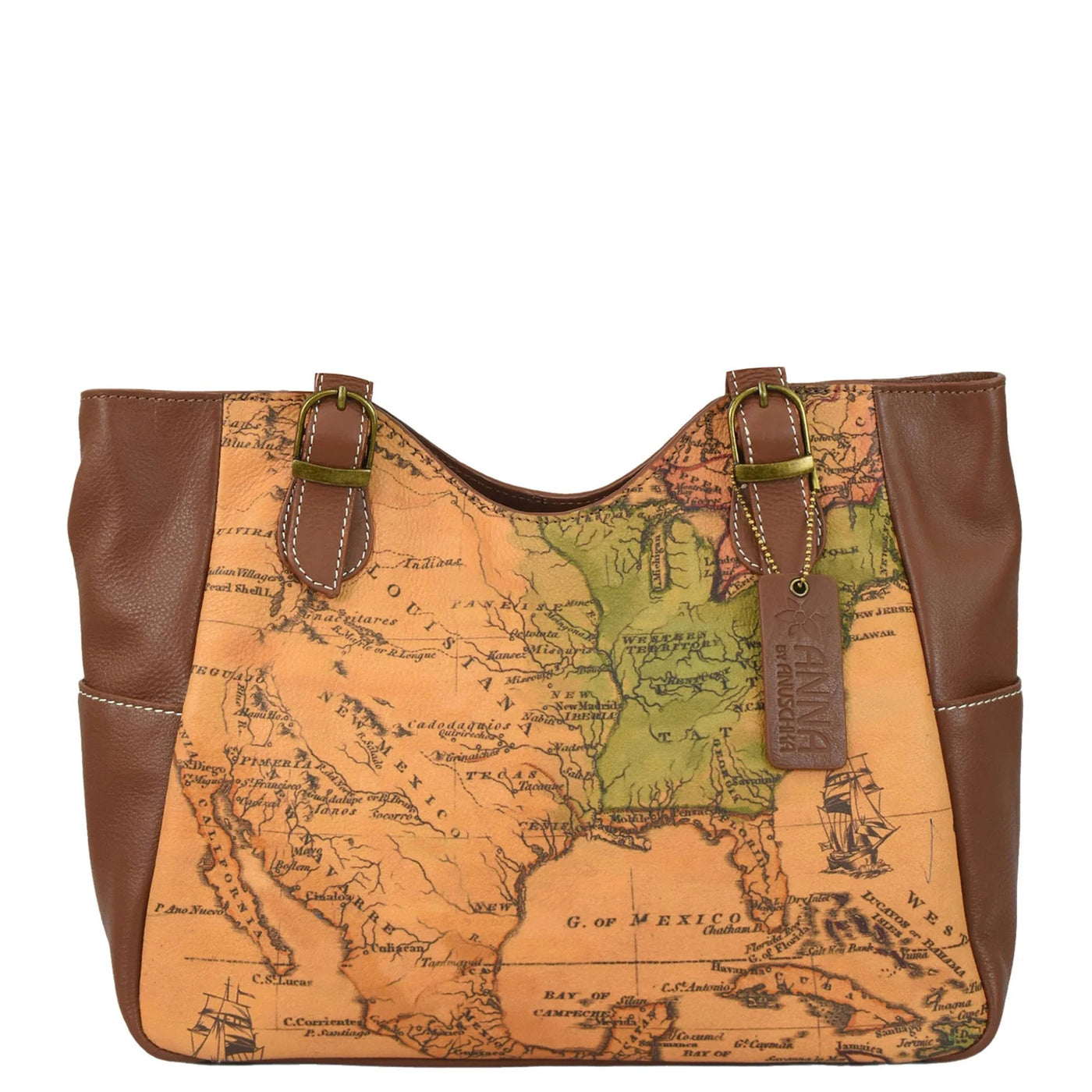 Heritage Leather Shoulder Bag - 8065 - Glamourous Grace