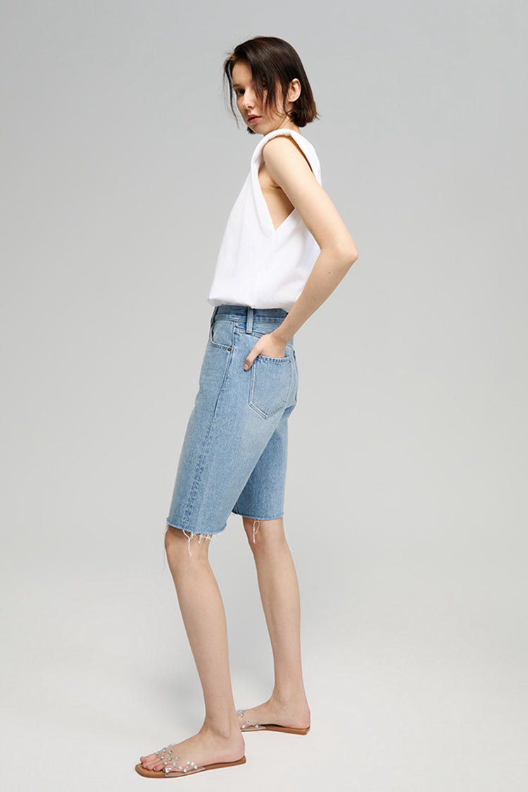 Coastal Breeze 90's Bermuda Shorts HJ807 - Glamourous Grace