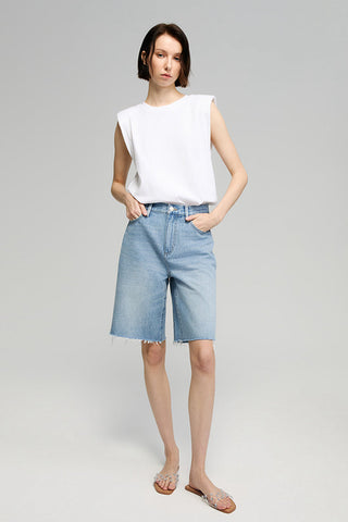 Coastal Breeze 90's Bermuda Shorts HJ807 - Glamourous Grace
