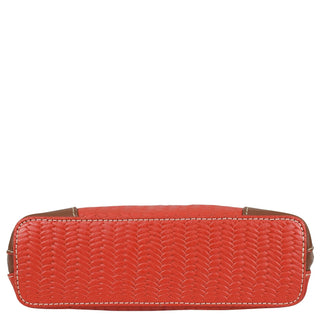 Heritage Leather Small Multi Compartment Zip-Around Organizer - 8109