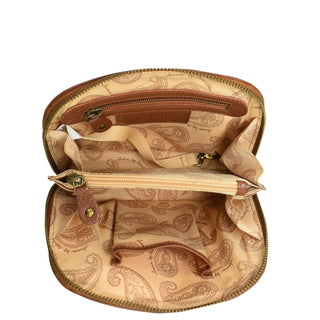 Heritage Leather Small Multi Compartment Zip-Around Organizer - 8109