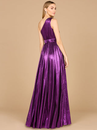 One Shoulder Metallic Dress - OUTLET - Glamourous Grace