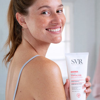 SVR Creme Topialyse Moisturizing Body Cream - Natural Skincare for Sensitive Skin, Family-Friendly - Glamourous Grace