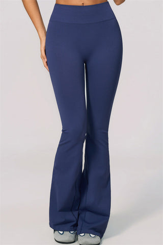 The Velvetine Halter Sports Bra Flared Leggings 2-Piece Set