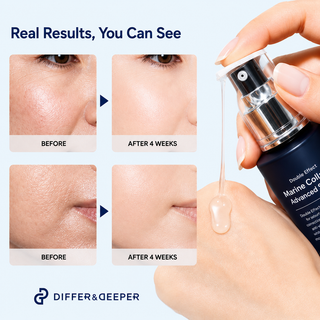 DIFFER&DEEPER Double Effect Marine Collagen Advanced Serum (50ml) - Glamourous Grace