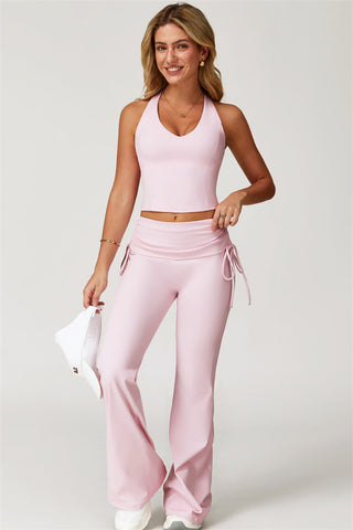 The Echo Tank Top Flared Leggings 2-Piece Set