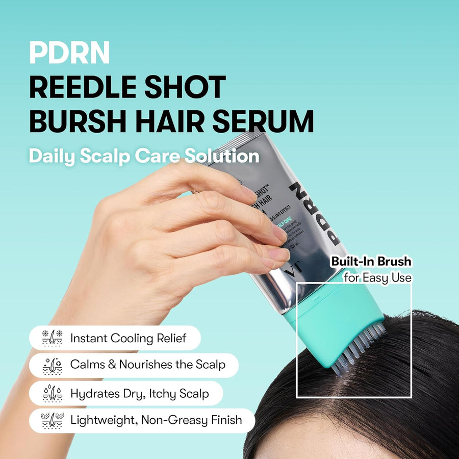 VT PDRN Reedle Shot Brush Hair Serum - Glamourous Grace