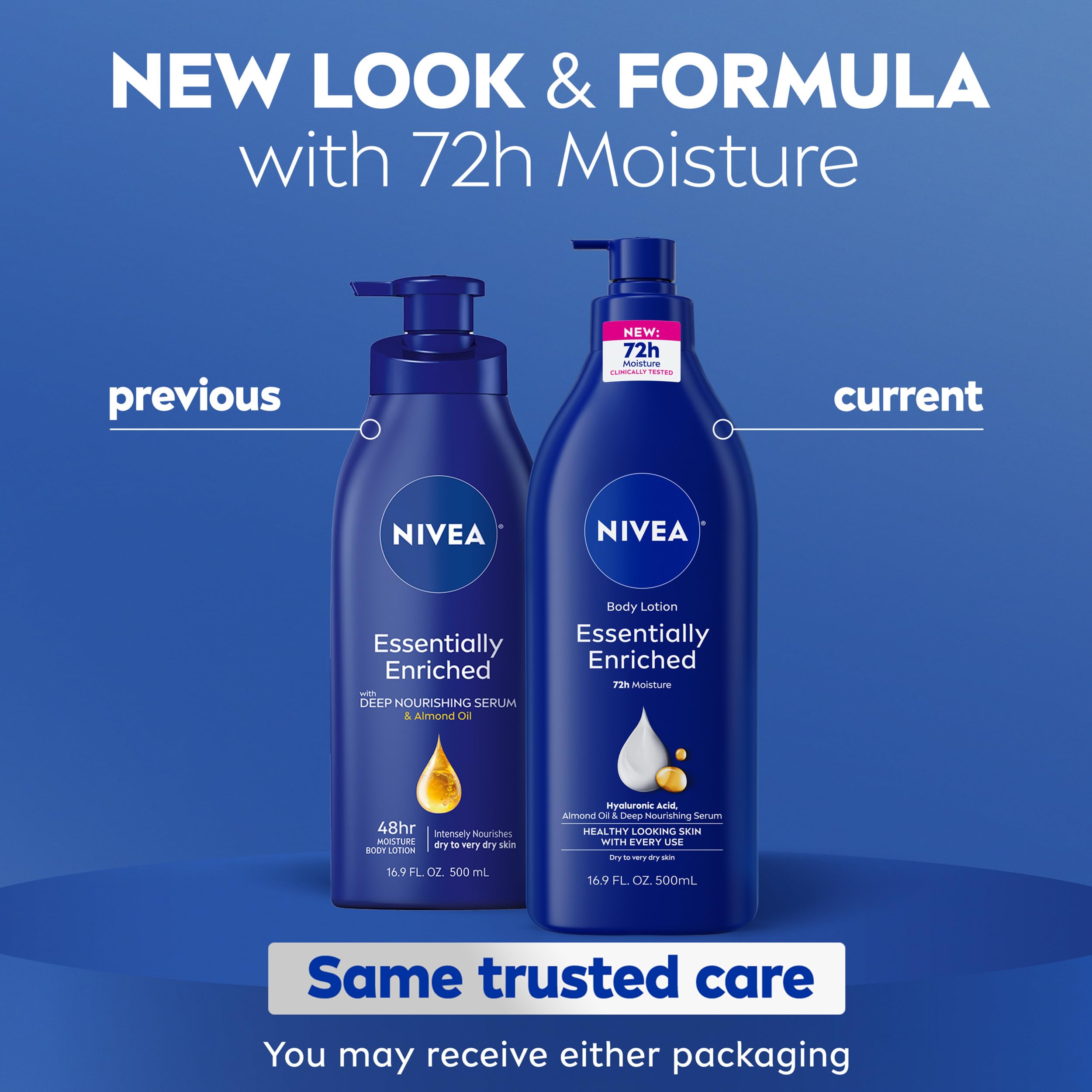Nivea Moisturizing Body Lotion - 16.9 fl oz | Deep Hydration - Glamourous Grace