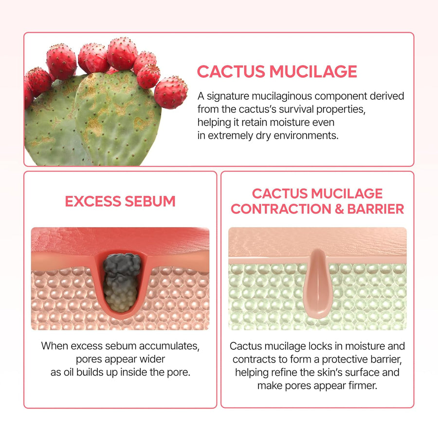 Dr.Melaxin CACTOX Pore Relief Dual Capsule Cream - Glamourous Grace