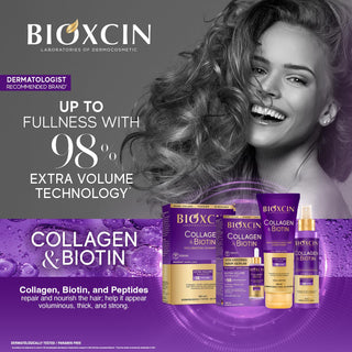 Bioxcin Biotin Supplement and Shampoo Set for Hair Loss Treatment and Hair Health Support - Glamourous Grace