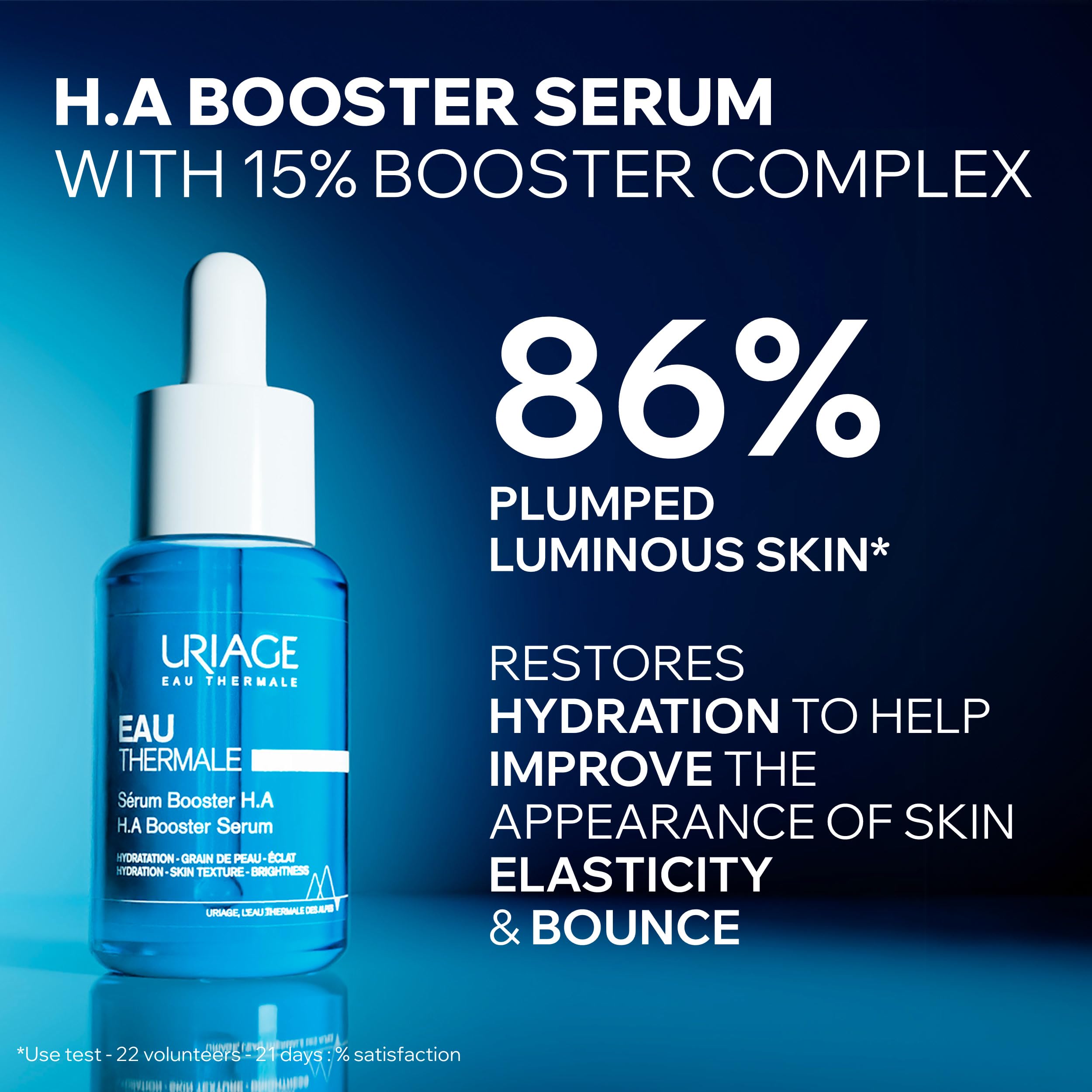 Uriage Eau Thermale H.A. Booster Serum - Hydrating Anti-Aging Serum with Hyaluronic Acid - Glamourous Grace