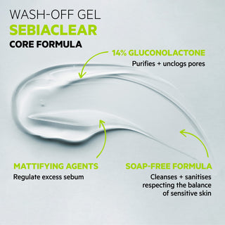 SVR Sebiaclear Gel Moussant 400ml - Gentle Facial Cleansing Gel for Oily & Sensitive Skin - Glamourous Grace