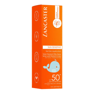 Lancaster Sun Sensitive Milky Spray For Kids SPF50 - Water-Resistant, Fragrance-Free Sunscreen Spray for Children - Glamourous Grace
