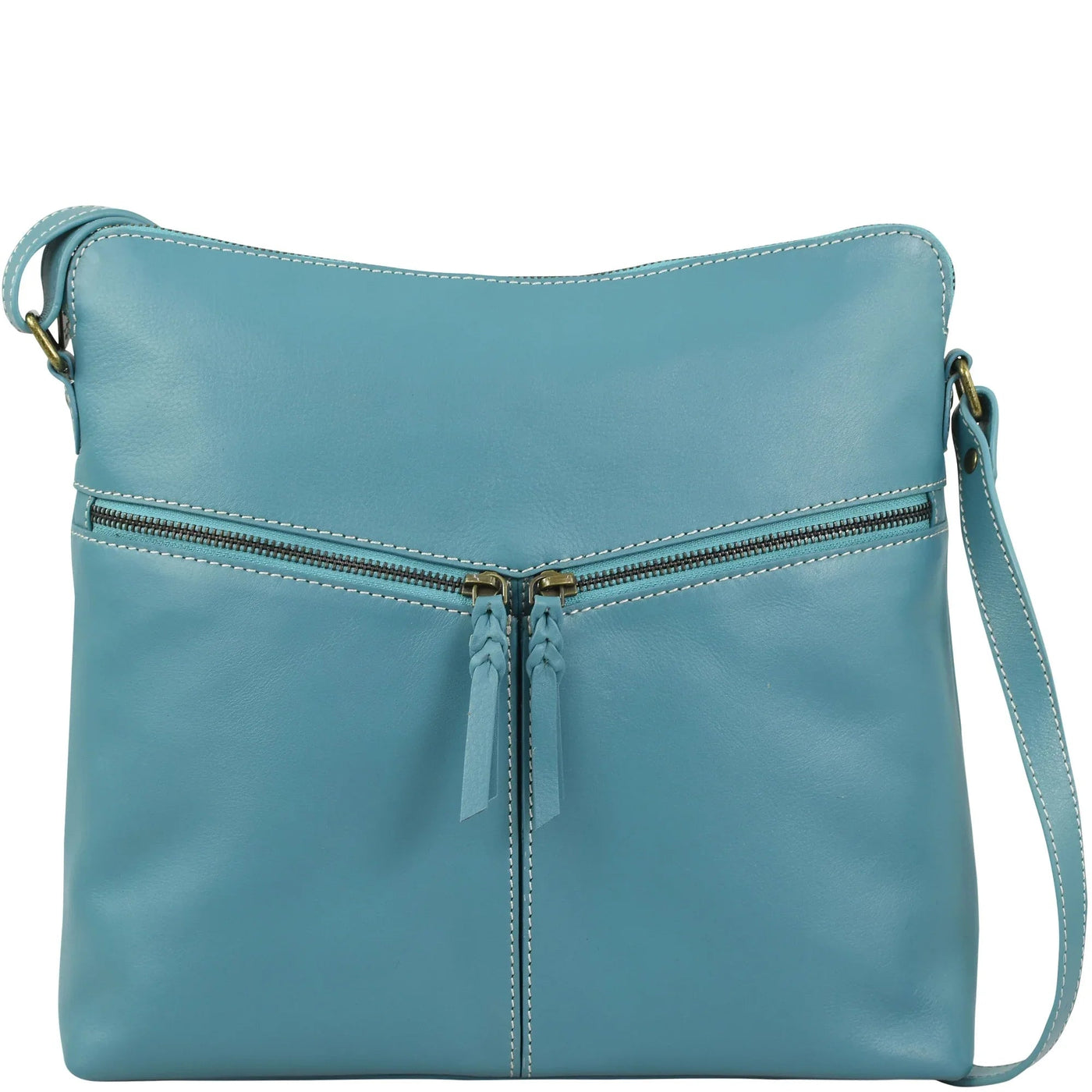 Heritage Leather Large Crossbody - 8202 - Glamourous Grace