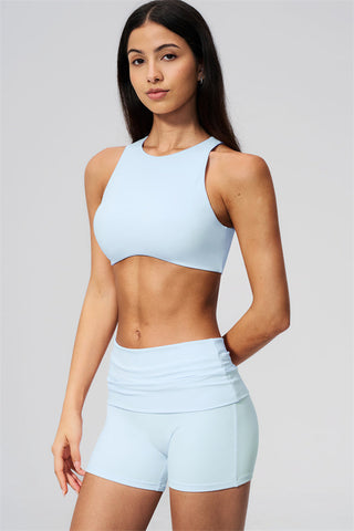 The Twirl Open Back Sports Bra Shorts 2-Piece Set