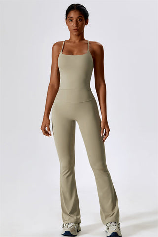 The Lily Belle Sports Bra Flared Leggings 2-Piece Set