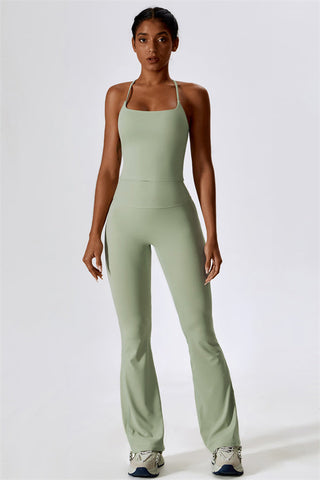 The Lily Belle Sports Bra Flared Leggings 2-Piece Set