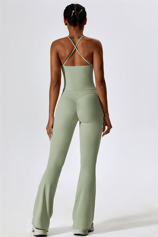 The Lily Belle Sports Bra Flared Leggings 2-Piece Set